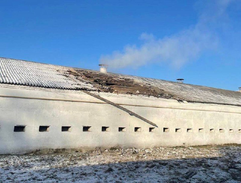 Damage in Nova Tavolzhanka village of Belgorod region as result of shelling