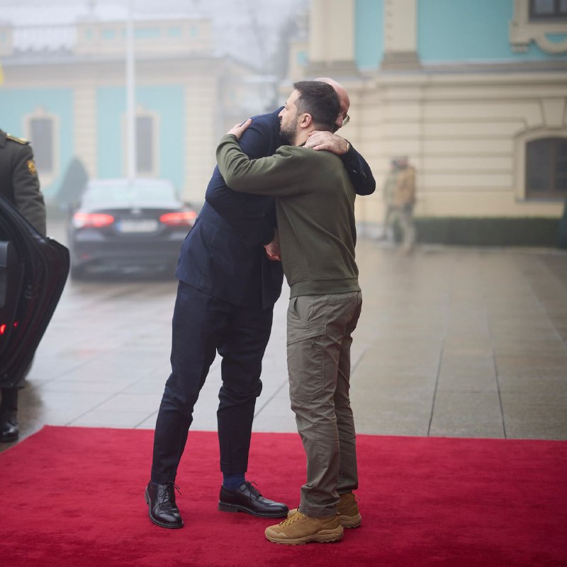 President Zelensky met with President of the European Council Charles Michel in Kyiv