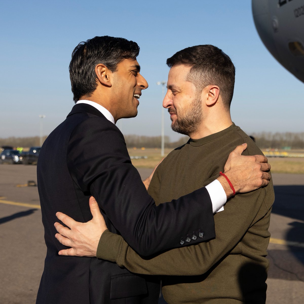 PM Rishi Sunak: Welcome to the UK, President @ZelenskyyUa