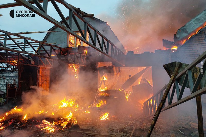 Russian army shelled Ochakiv town in Mykolaiv region this morning