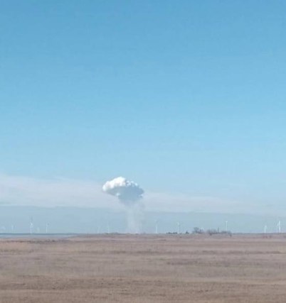 Big explosion reported near Armyansk