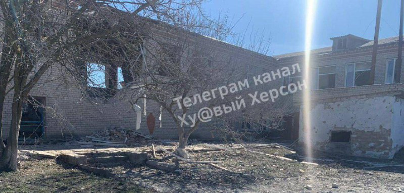 Missile hit at Dubovka village of Kakhovka district