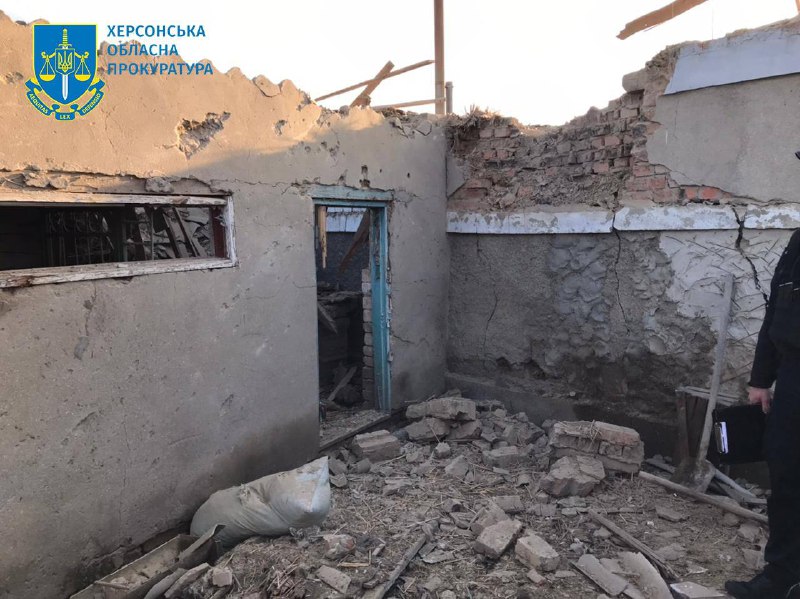 3 person wounded, including 2 children as result of Russian shelling in Stanislav village of Kherson region