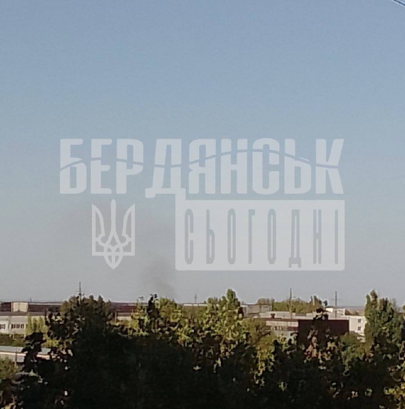 Explosions were reported in Berdiansk