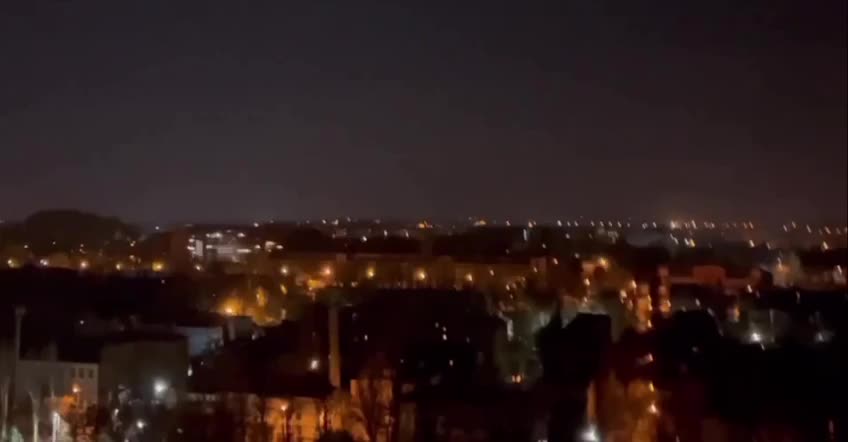 Explosions were reported in Donetsk