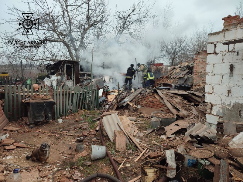 Fire reported at infrastructure in Zaporizhzhia as result of drone attack