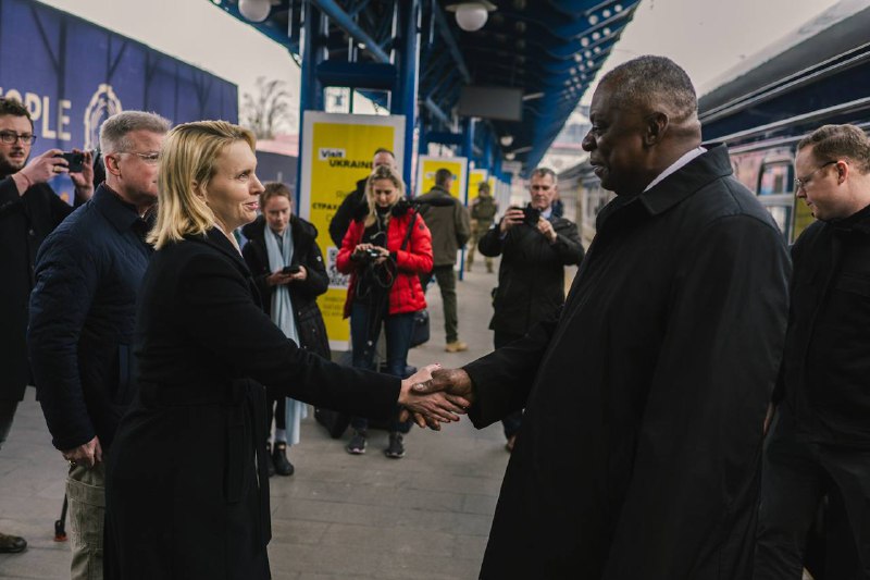 United States secretary of defense Lloyd Austin has arrived in Kyiv