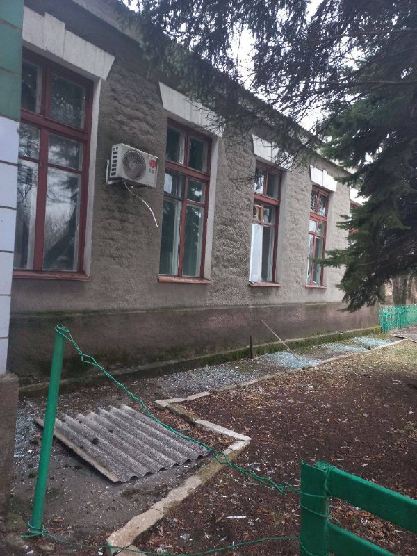 Damage in Horlivka as result of shelling