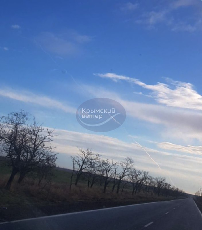 Missile launch from Yarkoe village of Dzhankoi district