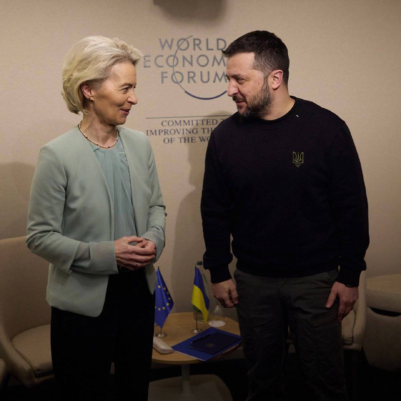 President Zelensky met with the President of the European Commission, Ursula von der Leyen