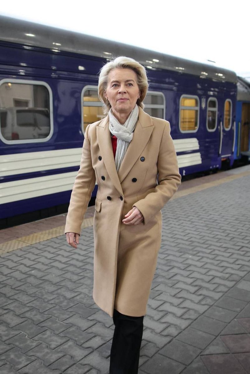 President of the European Commission Ursula von der Leyen arrived in Kyiv