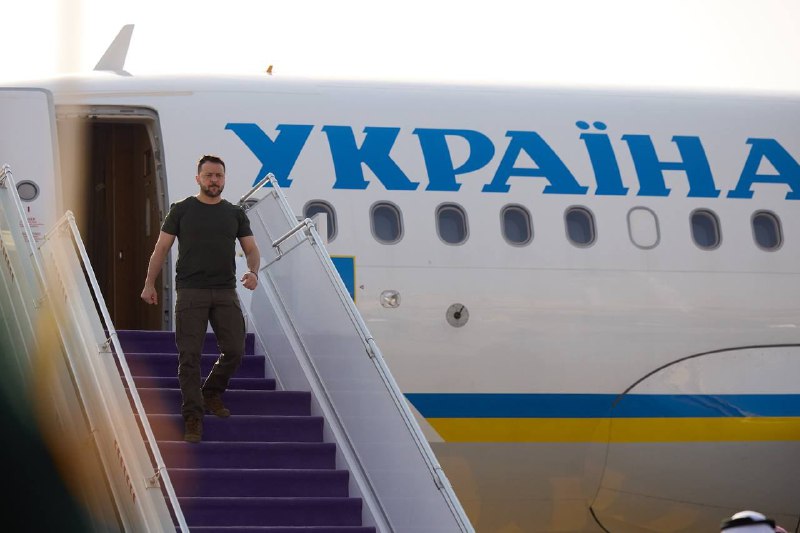 President Zelensky has arrived in Saudi Arabia