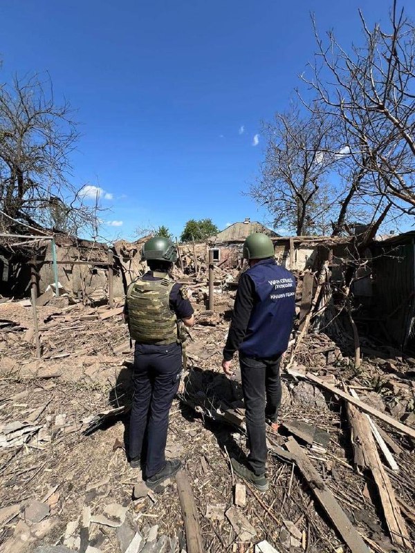 3 person wounded as result of Russian airstrikes with 5 aerial bombs in Zolochiv of Kharkiv region