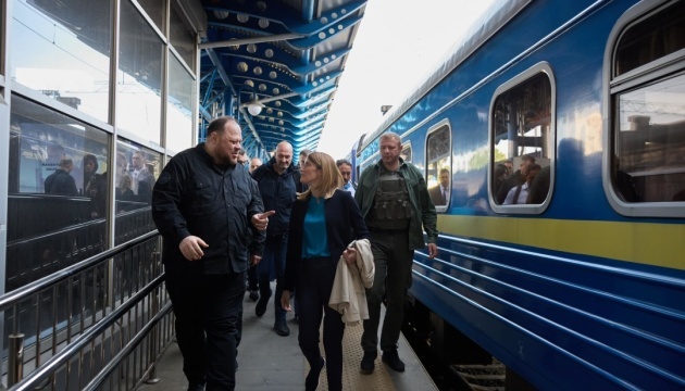 President of the European Parliament Roberta Metsola arrived in Kyiv