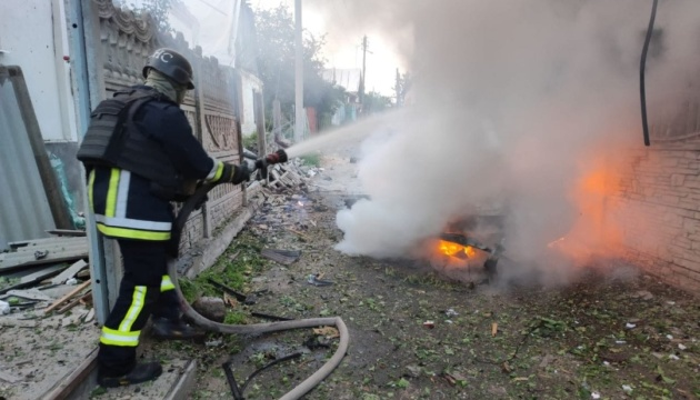 Nikopol was attacked by Russian drones in the evening and at night