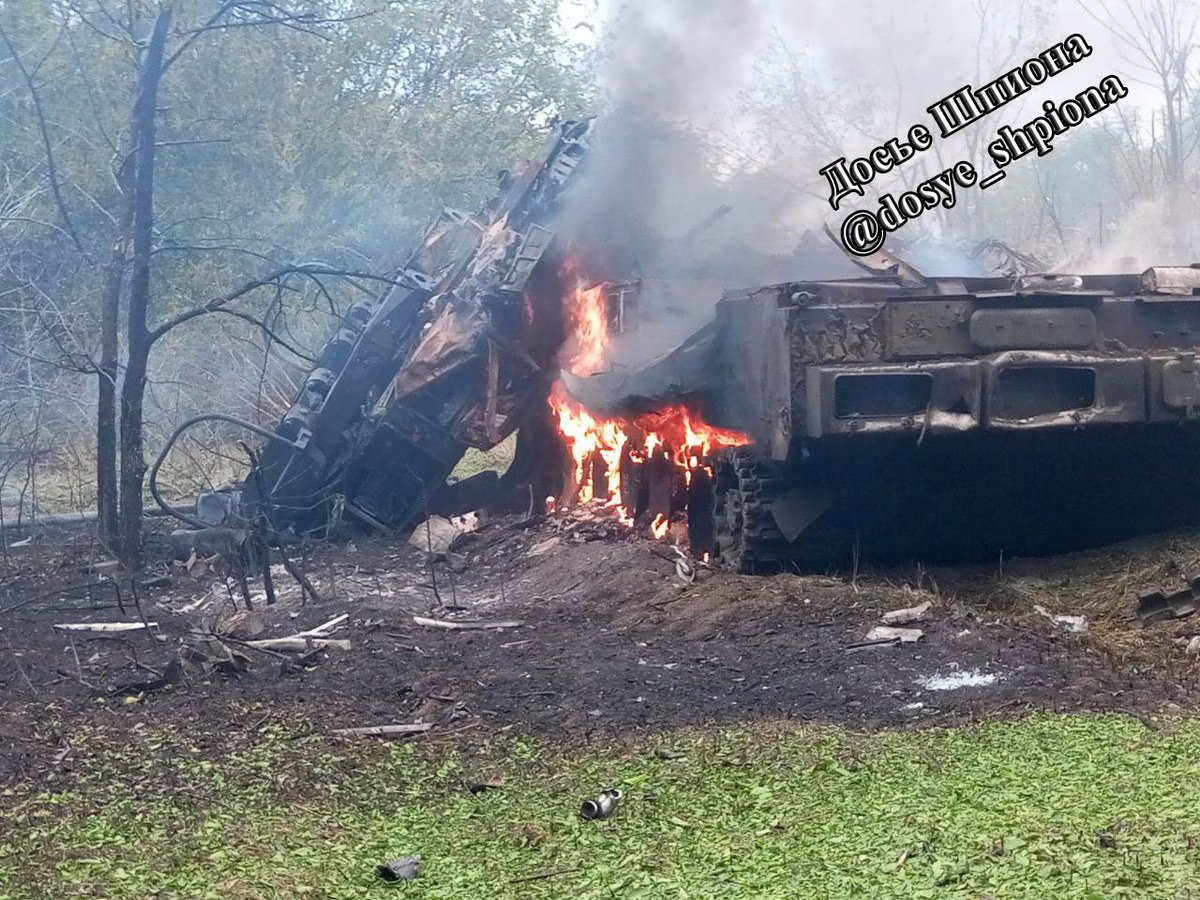 Russian BUK M1 air defence system. As claimed by the source of was destroyed by FPV drone 20km south of Melitopil, Zaporizhzhia region. Which is 100 km from the frontline