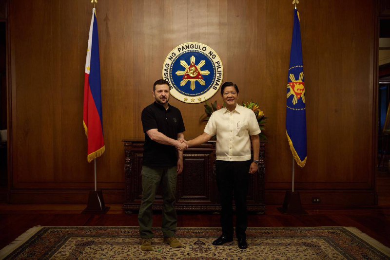 President of Ukraine Zelensky has arrived at Philippines