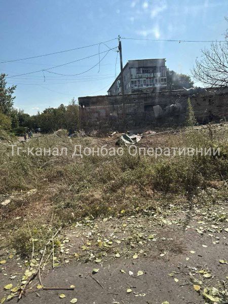 Damage in Kostiantynivka of Donetsk region as result of Russian shelling