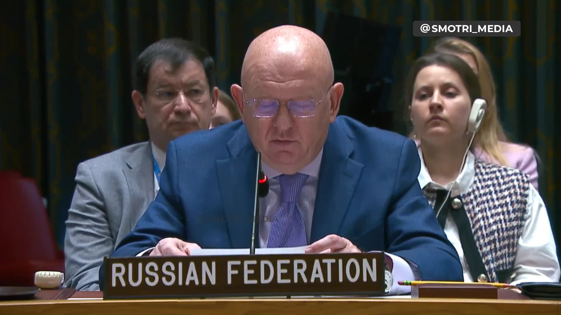 Russian envoy to UNSC says lifting restrictions on the western weapons in Ukraine would mean the war between NATO countries and Russia