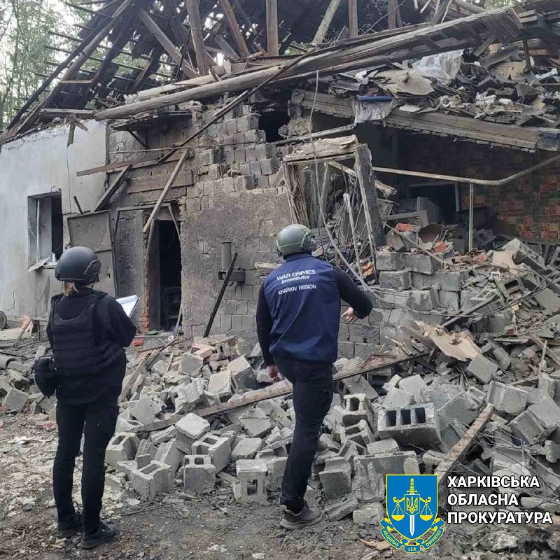 Damage to civilian infrastructure in 3 districts of Kharkiv as result of airstrikes with glide bombs and missiles