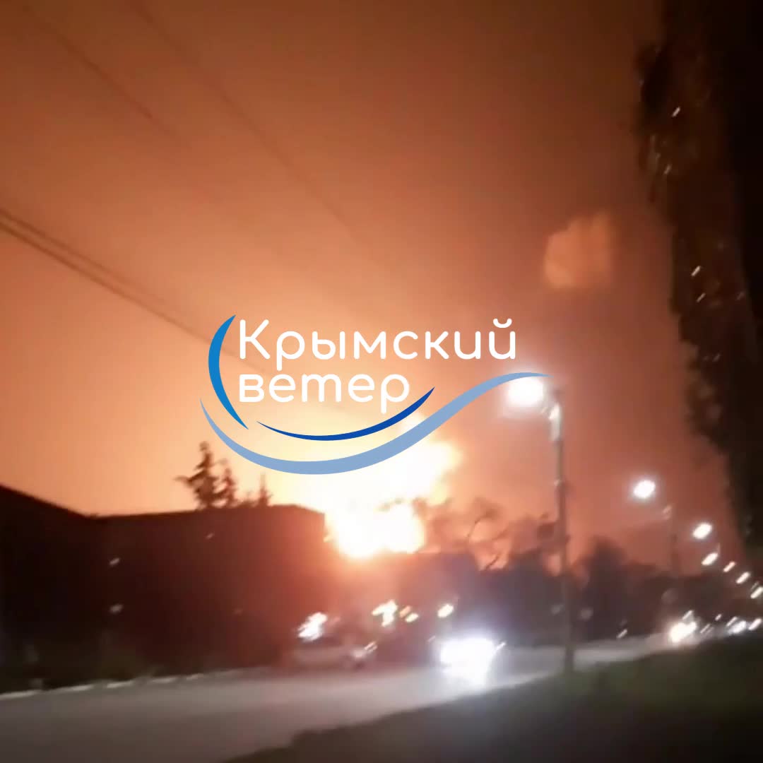 Additional fuel reservoir exploded at the oil depot in Feodosiya, occupied Crimea