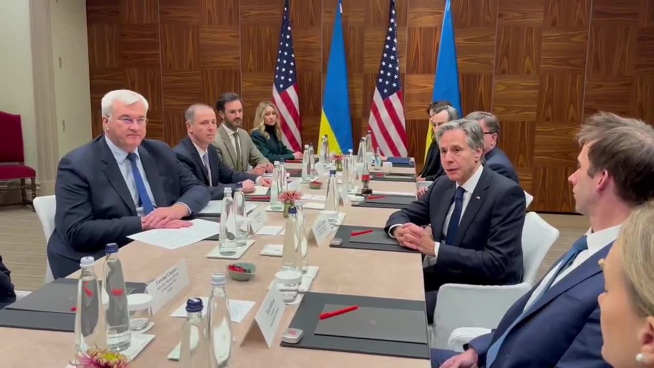 Blinken meets with Ukrainian Foreign Minister, says “everyone is focused on making sure that Ukraine has what it needs to continue to deal with the ongoing Russian aggression and to put itself in the strongest possible position this year and into next year…”