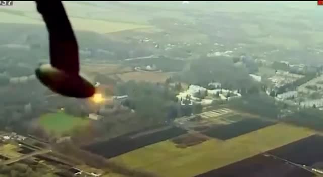 Video of cruise missiles strikes at the command post in Maryino of Kursk region