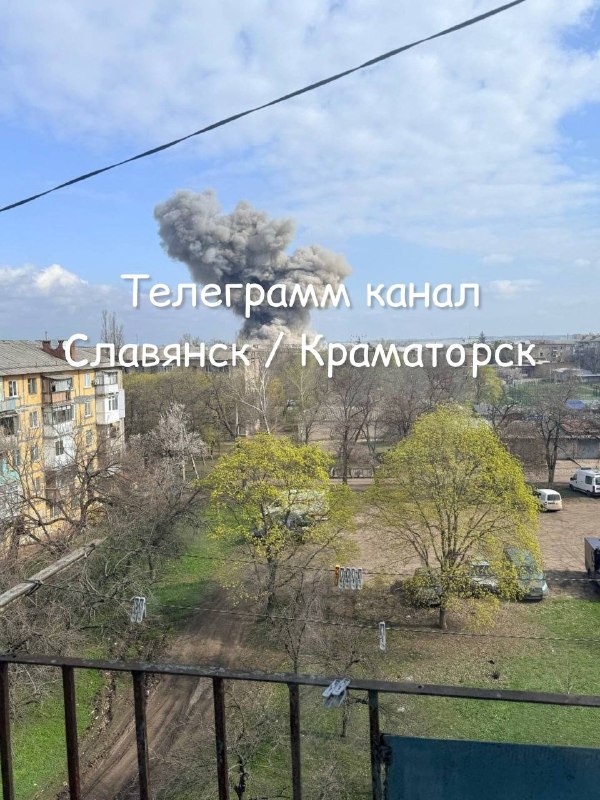 Violent bombardment reported in Kramatorsk