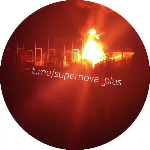 Drones raid reported at the substation in Melitopol