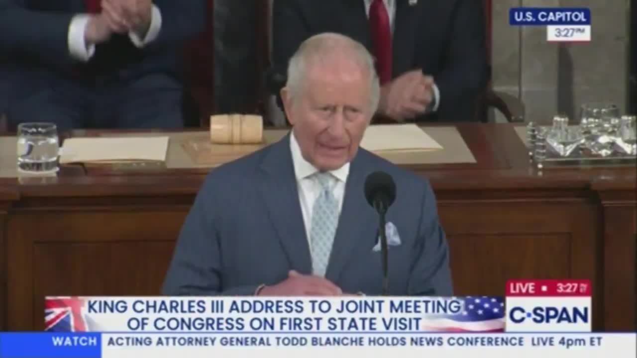 King Charles reminds Trump and MAGA that NATO invoked Article 5 for the first time after 9/11, when all alliance members came to the aid of the United States. “Today, Mr. Speaker, that same unyielding resolve is needed for the defense of Ukraine and her most courageous people,” the king said, receiving a standing ovation